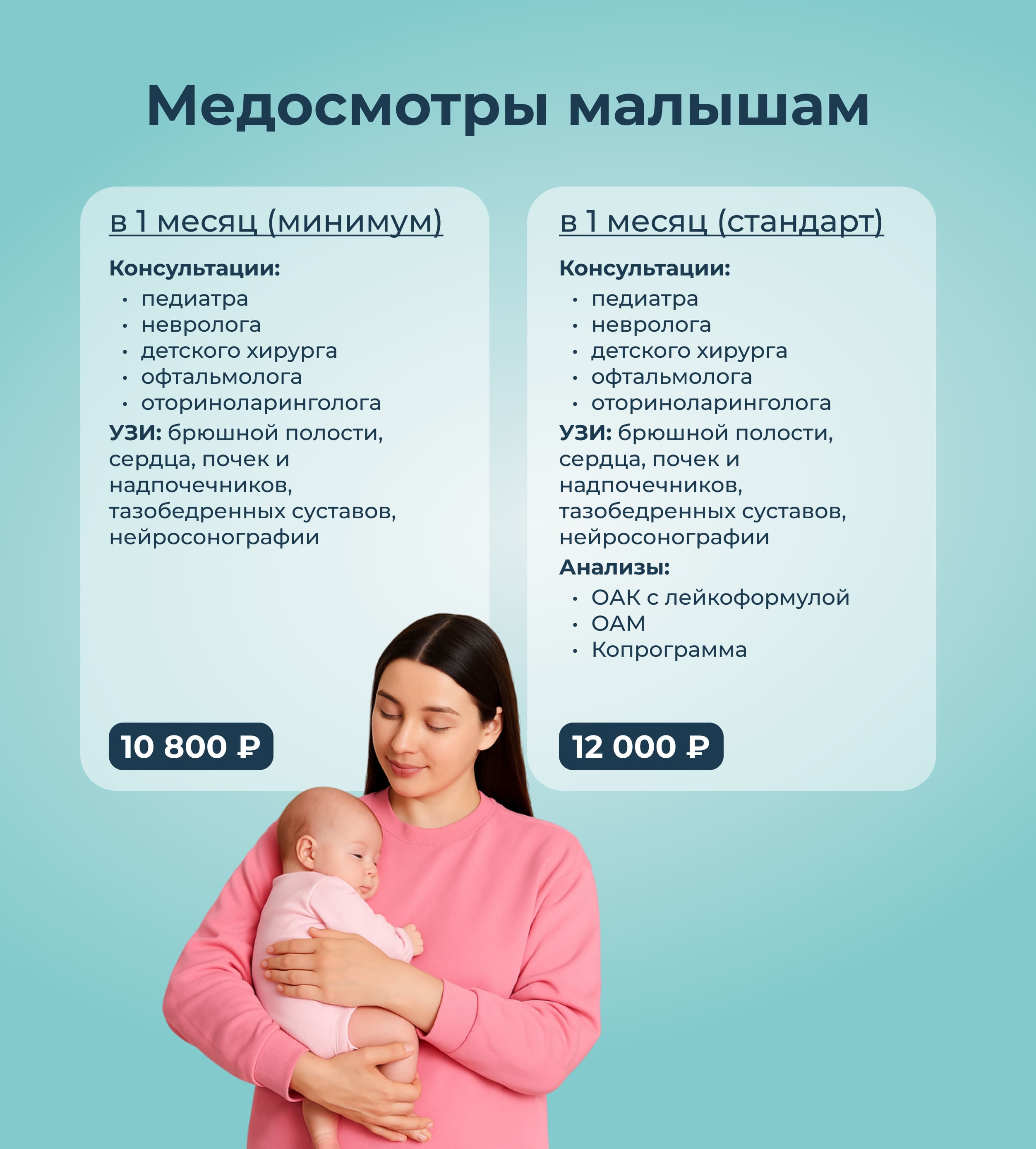 Медосмотры малышам